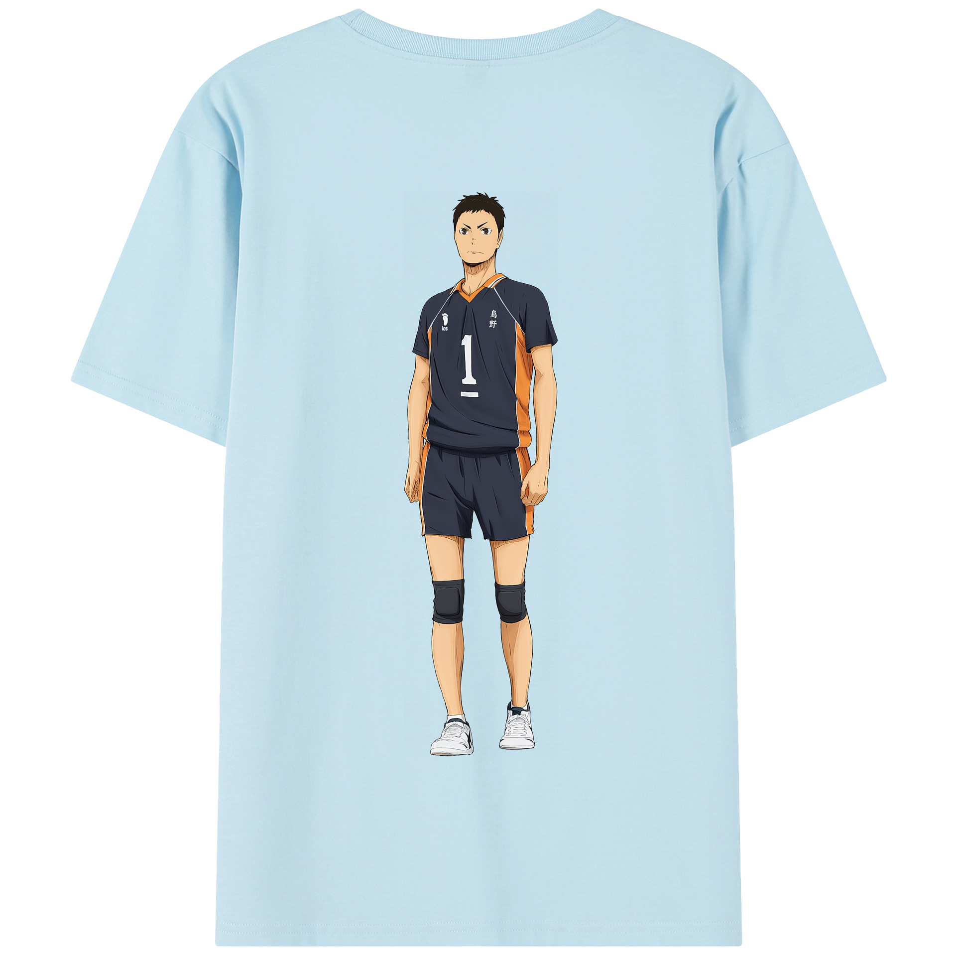 （画像用） ハイキュー!! Haikyu!! 綿100％半袖Tシャツ（背面プリント）